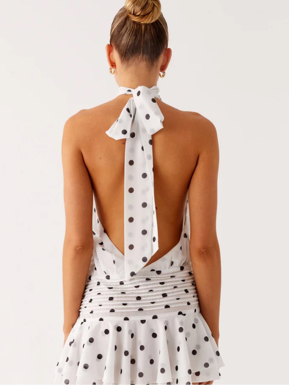 Peppermayo White Polka Dot Dress - New with Tag On - Picture 2 of 6